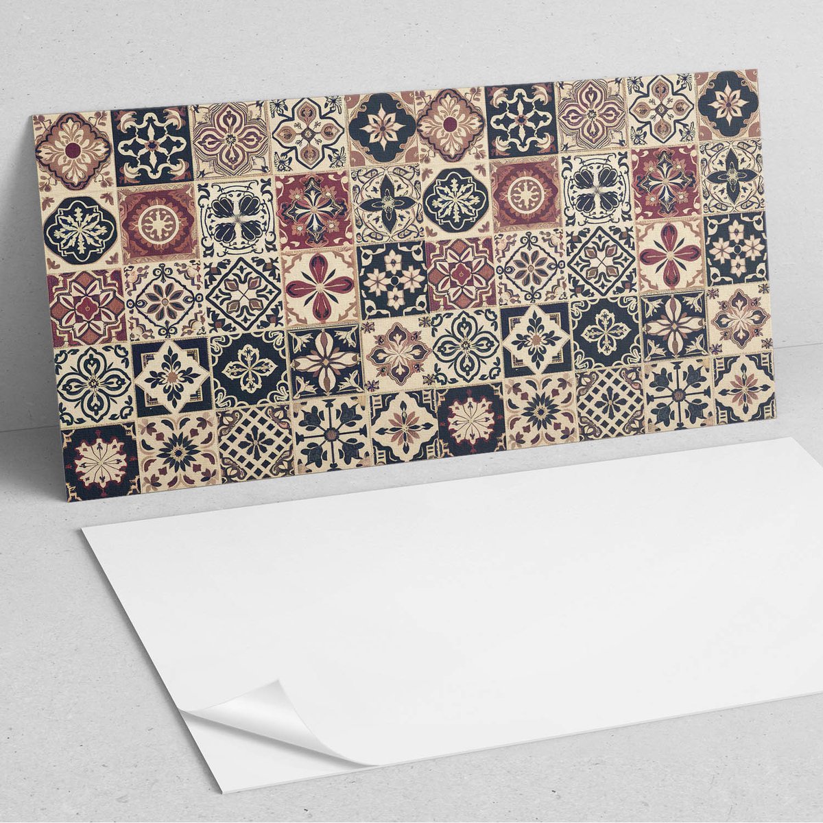 Coloray Wandpanelen Zelfklevend - Mozaïek tegelpatronen PVC Wandpaneel - 100 cm x 50 cm - 