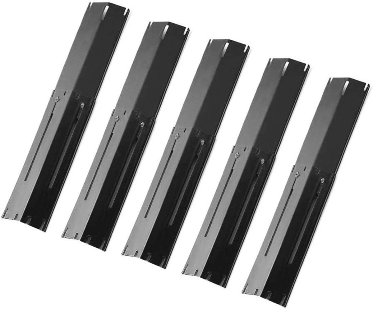 Verstelbare porseleinen stalen warmteplaat voor gasgrill - 11,7 tot 21 inch - 5-pack