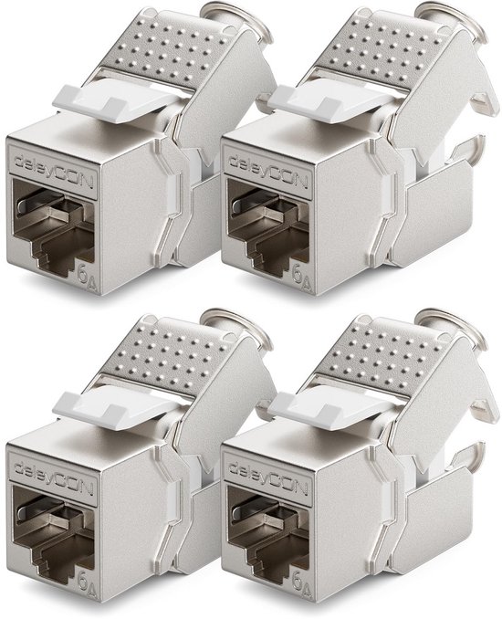 Keystone Module CAT 6a Jack - Volledig Afgeschermd STP RJ45 ...