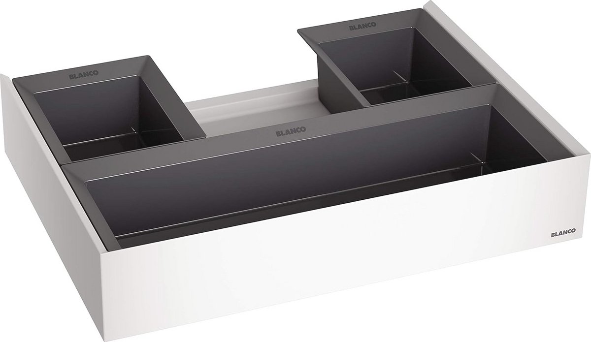 Organisatielade voor 60 cm brede onderkasten - kunststof, gedempte zelfsluitend