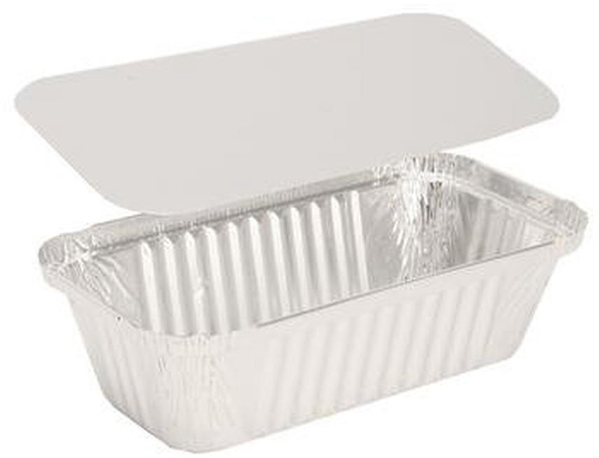 Aluminium Schalen 650 ml - 100 Stuks Met Inlegdeksel