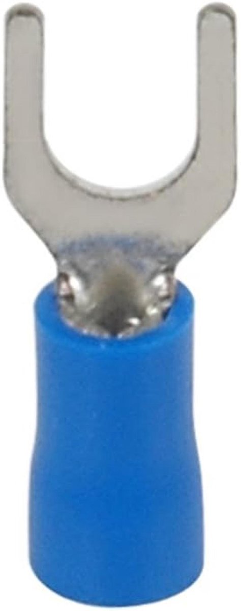 Voorgeïsoleerde kabelschoenen en accessoires – set van 10 voorvorkkabelschoenen 5 mm blauw