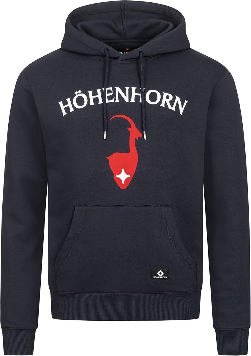 Heren Hoodie met Capuchon van Hoogwaardig Katoen