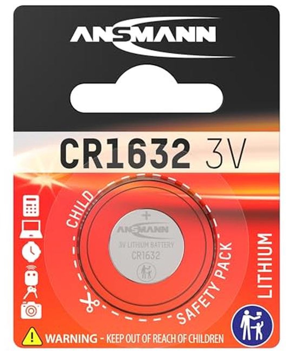 Knofcelbatterij Lithium CR 1632 3V - Hoogwaardige Energiebron