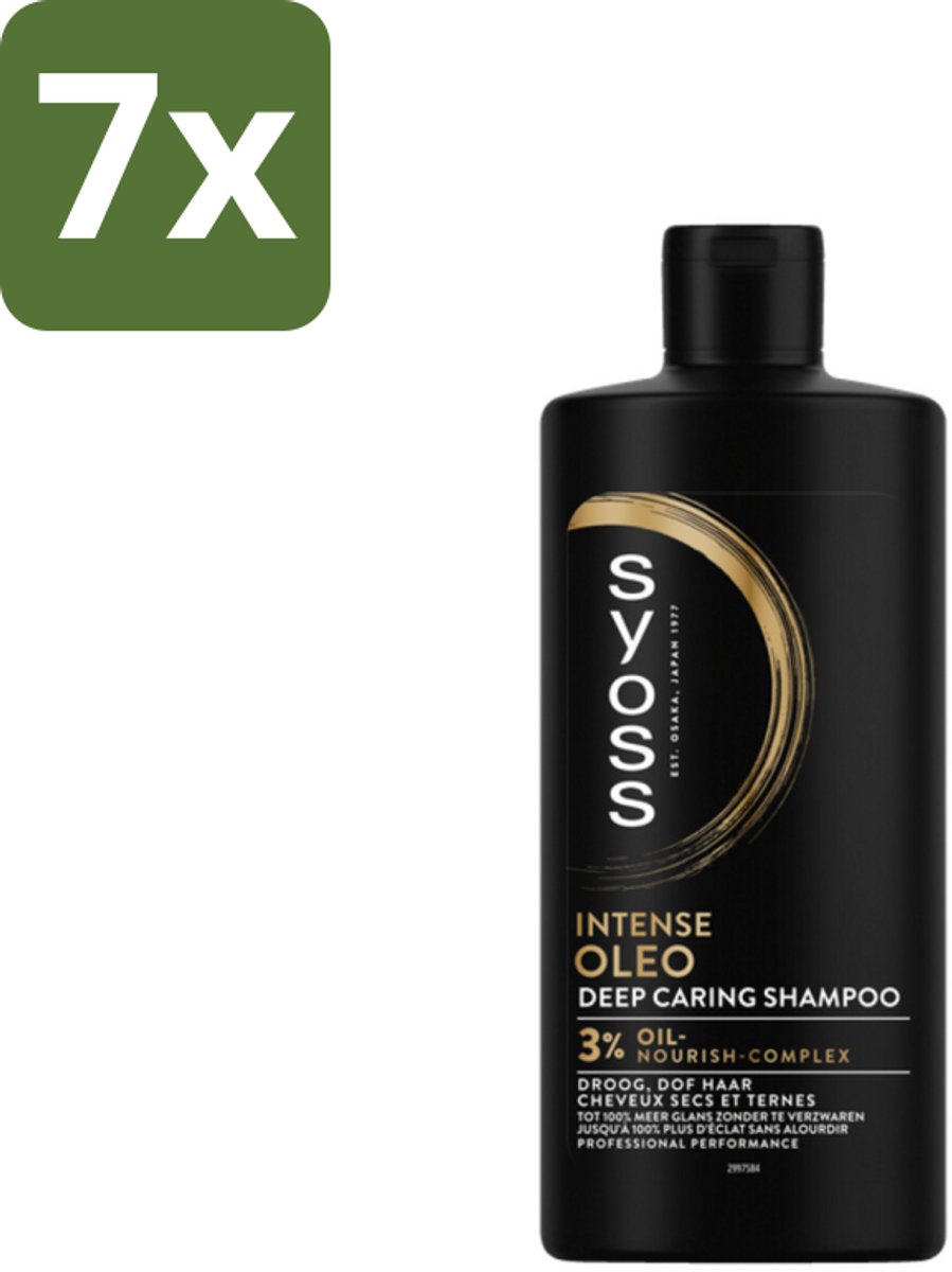 SYOSS - Oleo - Shampoo - Langdurige Styling - 440ml - Bulkverpakking - 7 stuks
