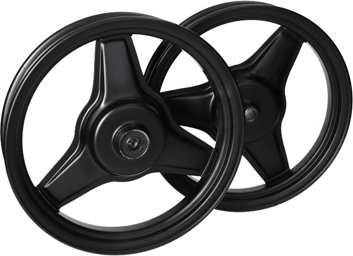 Mezoly velgenset zwart voor Yamaha PW50