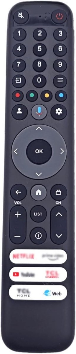 Vervangende afstandsbediening voor LED-LCD-TV met spraakbesturing