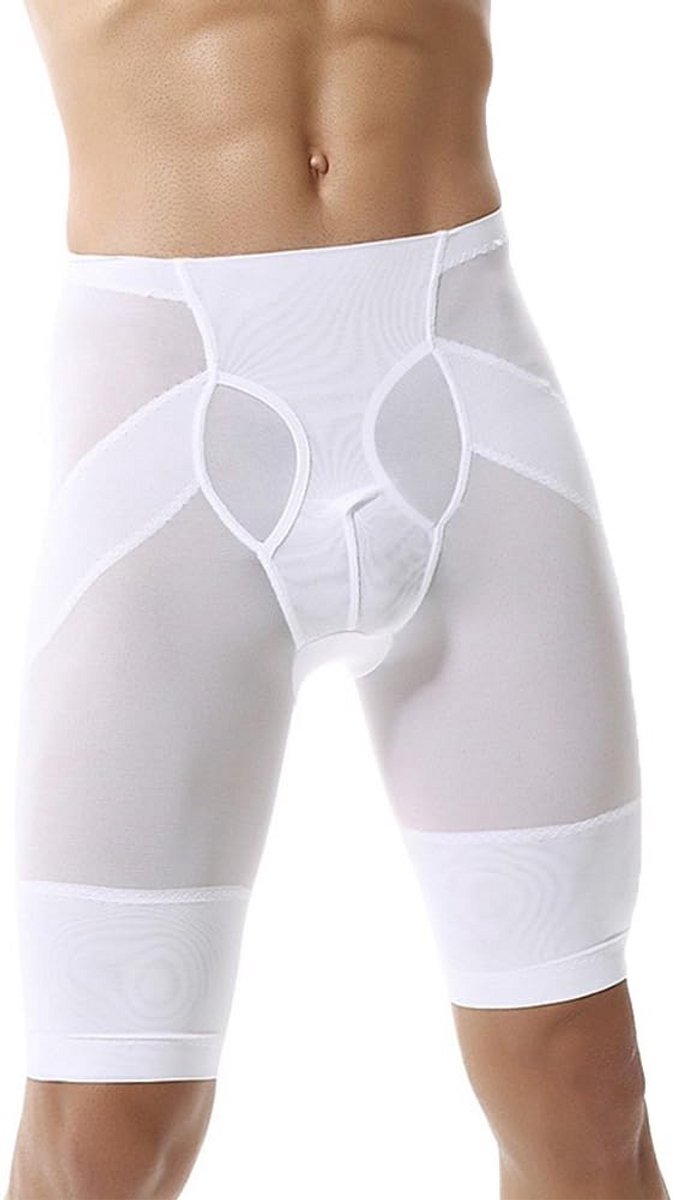 Heren Body Shaper Slimmende Korte Onderbroek Compressie Shapewear