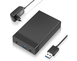 Externe Harde Schijf Behuizing voor 2,5 en 3,5 inch SSD en HDD tot 16TB met USB 3.0 en UASP Ondersteuning