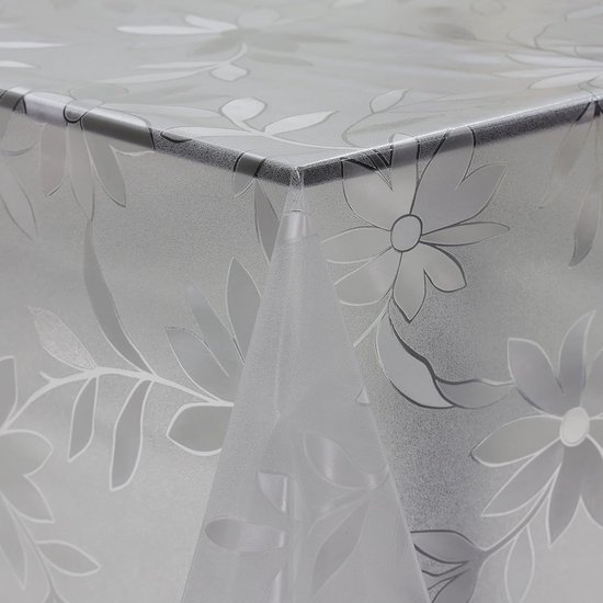 Waterdicht Tafelzeil Met Reliëf - PVC + Katoen, 2,2 Mm Dik, 110x220 Cm, Wasbaar - Bescherm Je Tafel Tegen Vlekken En Krassen!
