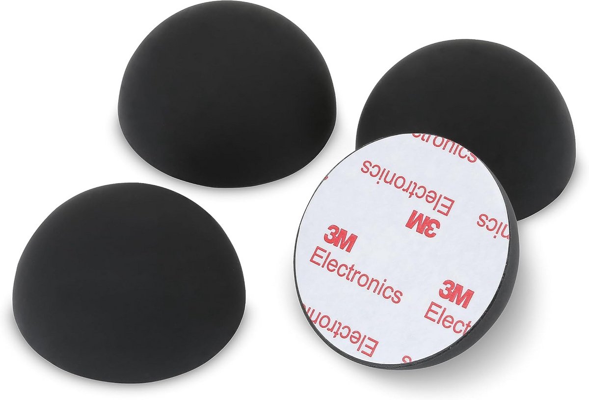 Siliconen elastomeer dempers set van 4 voor hifi-apparaten en luidsprekers