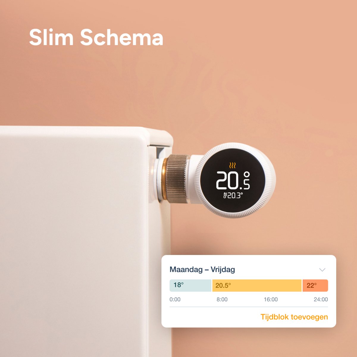 tado° Slimme Radiatorknop X – Uitbreidingset 1 Stuk – Slimme Thermostaatknop – Werkt met Google Home, Alexa & Apple HomeKit - Draadloos thumbnail 4