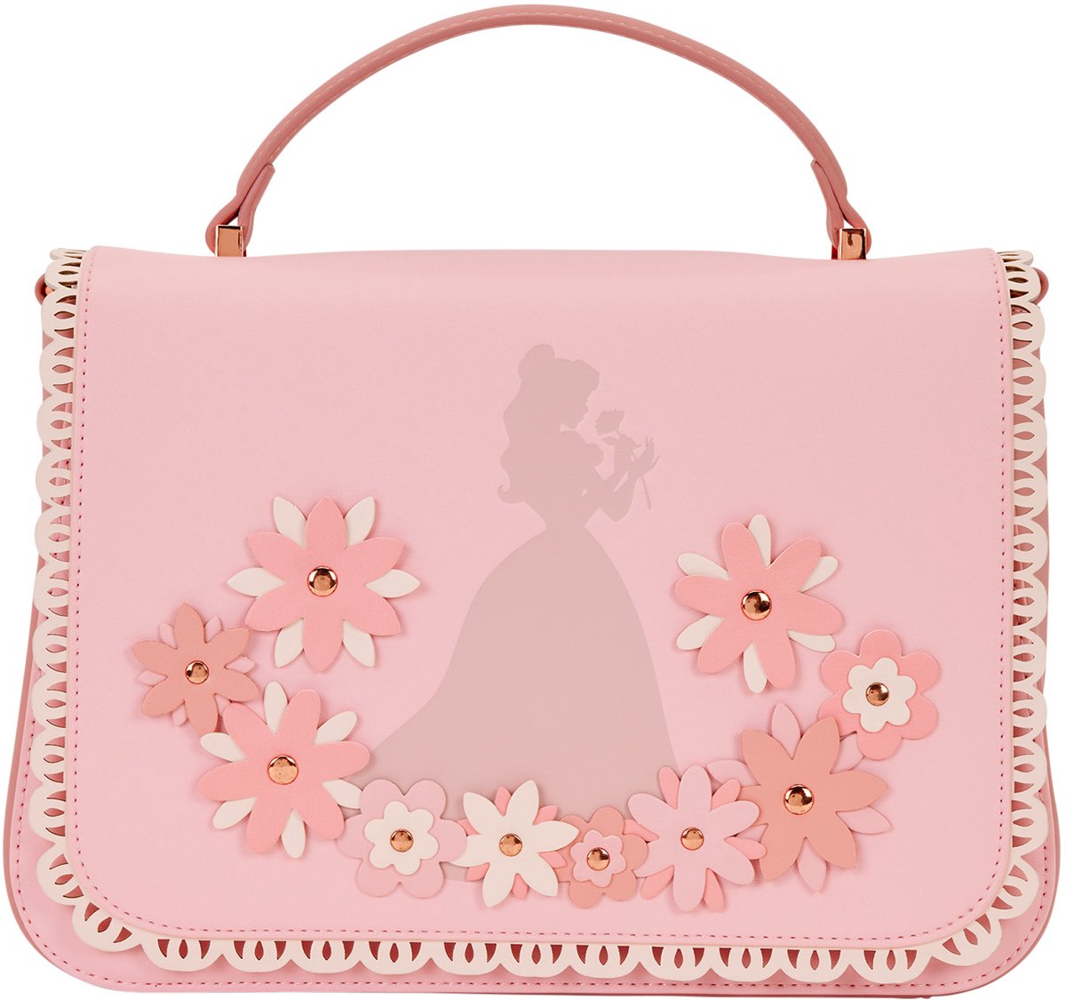 Disney Loungefly Crossbody Bag Princess Belle Stained Glass