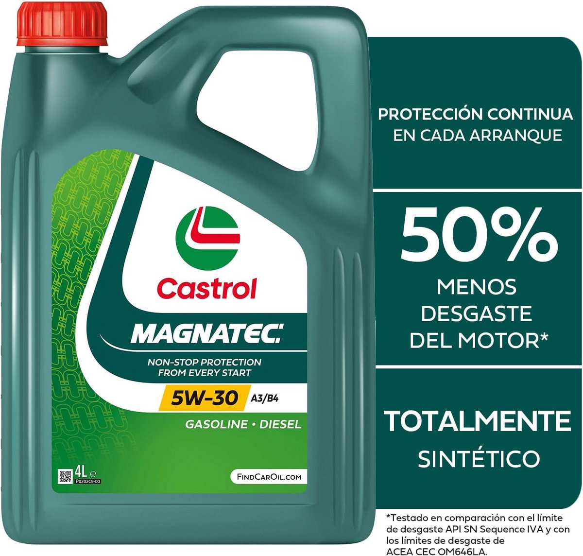 Motorolie 5W-30 A3/B4 Synthetisch voor Stop-Start Verkeer 4 Liter