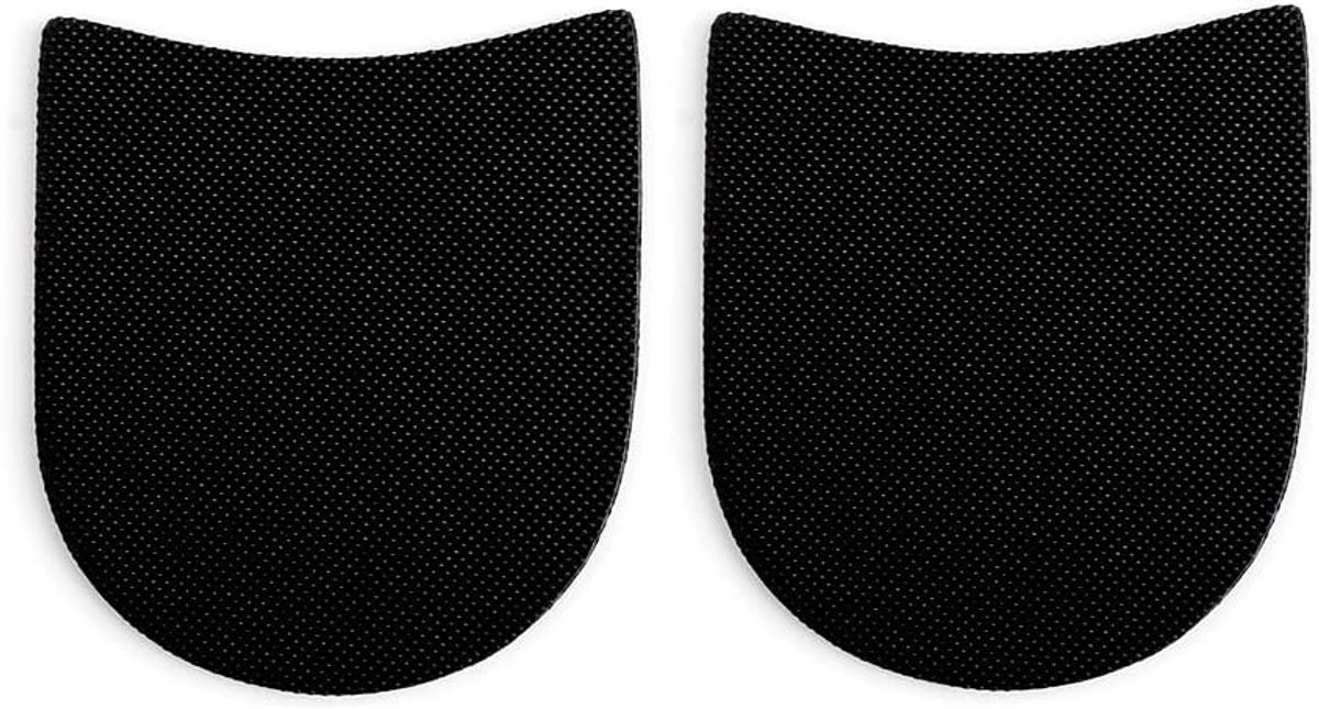 1 paar - Rubberen hielstukjes voor reparatie - Antislip hielvervanging voor laarzen - 4 mm (5/32 inch) dik - Geschikt voor dames- en herenschoenen - Zwart - 8,5 x 8,5 cm