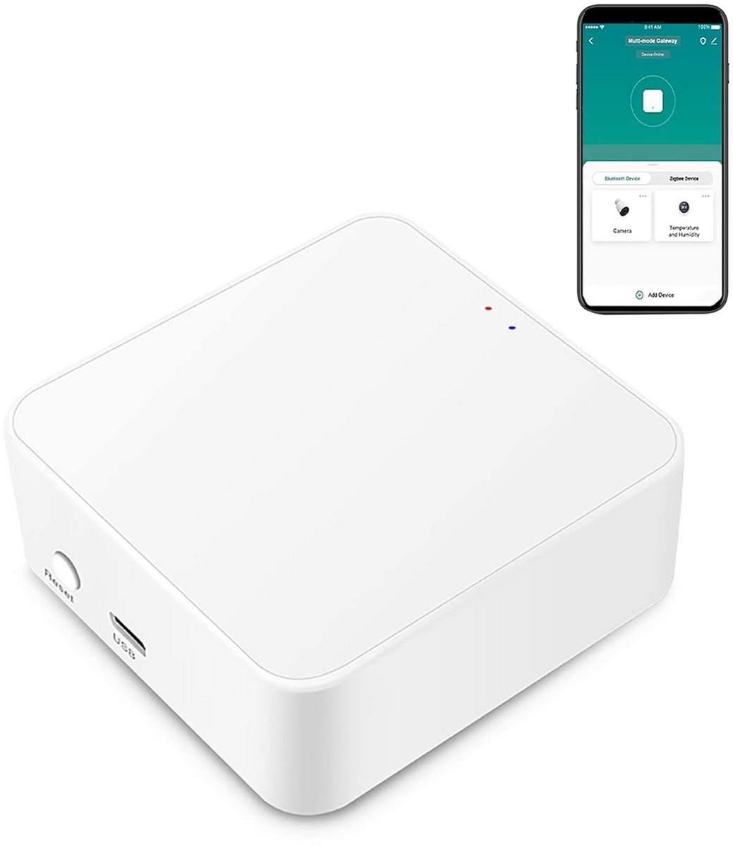 Slimme Wifi Gateway voor Zigbee en Bluetooth - Draadloze Hub met Spraakbesturing