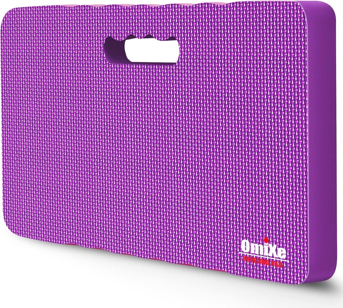 Comfortabele extra dikke knielkussen voor tuinieren en yoga - 45 x 28 x 30 cm, paars