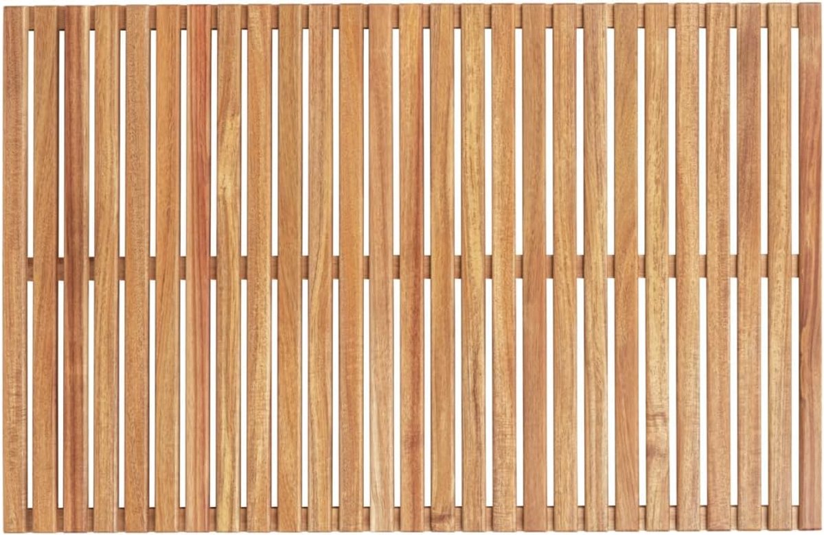 Badmeubel van Acaciahout voor Binnen en Buiten - Niet-slip Douchemat 55 x 85 cm