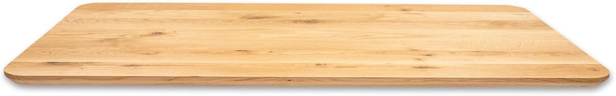 Massief Houten Bureaublad Wilde Eiken - Modern en Duurzaam (120 x 60 cm)