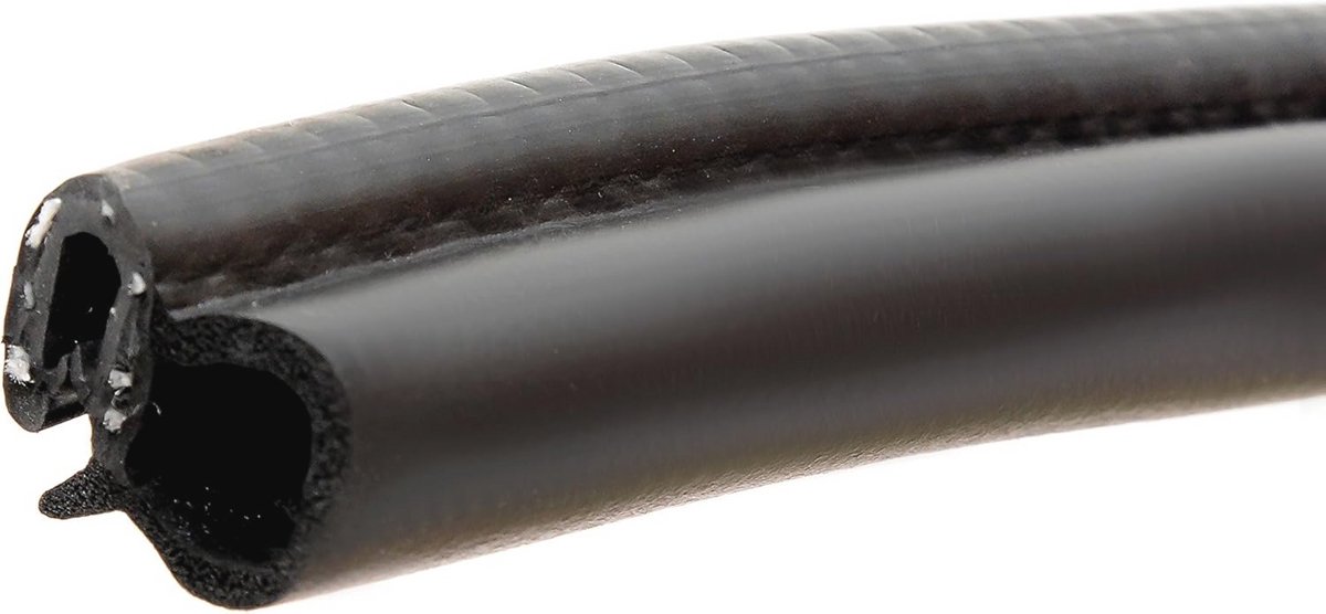 Deurrubber Afdichtstrip voor Auto en Caravan 30 Meter - 14 mm Lampdiameter