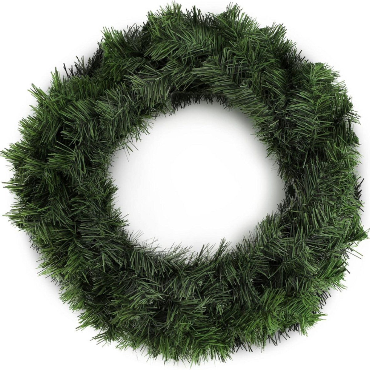 Pvc Kunststof Kerstkrans Voor Deur 45 Cm Advent Krans Met Dennentakken Voor Tafel En Deurdecoratie