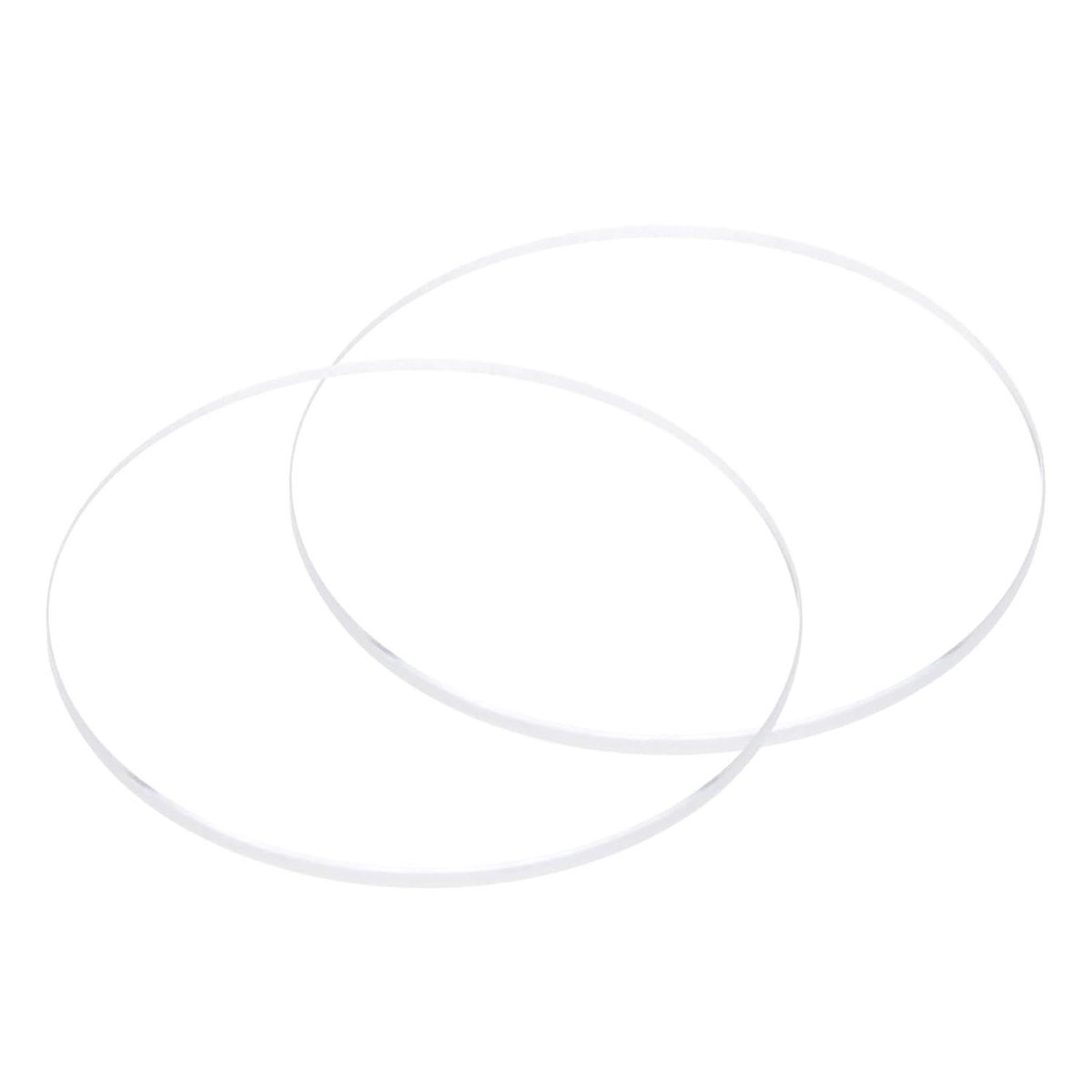 Allecta - Transparante Glazen Horloges van Kristalglas 44 mm Diameter 2 mm Dik - Reserveonderdeel, Reparatie Horlogemaker