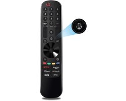 Universele Afstandsbediening voor LG Smart TV – Model MR23GA / AKB76043102 – Met Spraak & Bewegingsbediening – Voor Alle 2019-2023 Lg Smart TV Modellen – Zwart