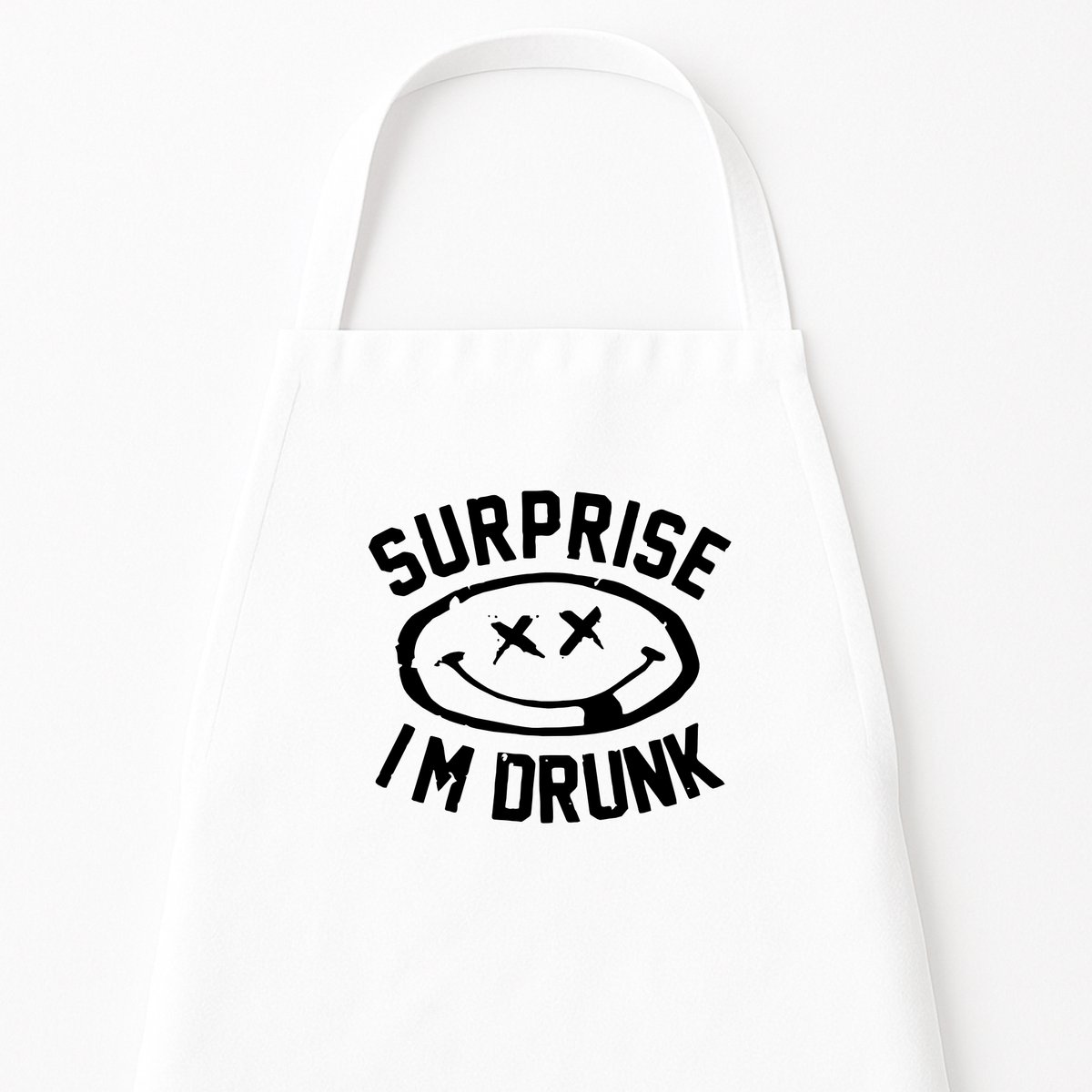 Keukenschort "Surprise. I’m drunk" | Grappig Kerstcadeau & Sinterklaas