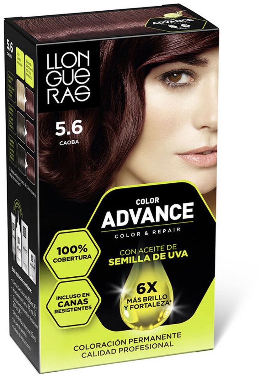 Permanente kleur Llongueras COLOR ADVANCE Nº 5,6-Caoba