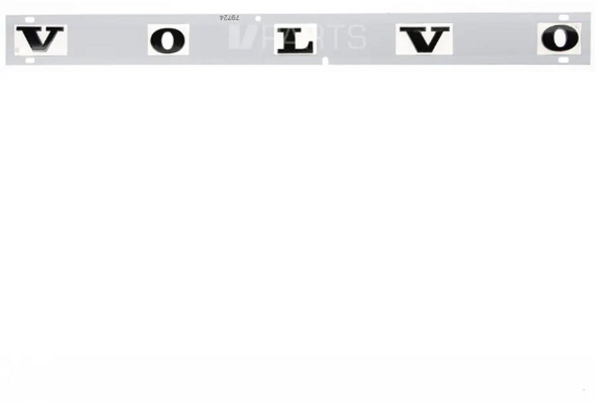 Volvo Badge - Embleem voor kofferbak - Logo - Zwart - 53 cm