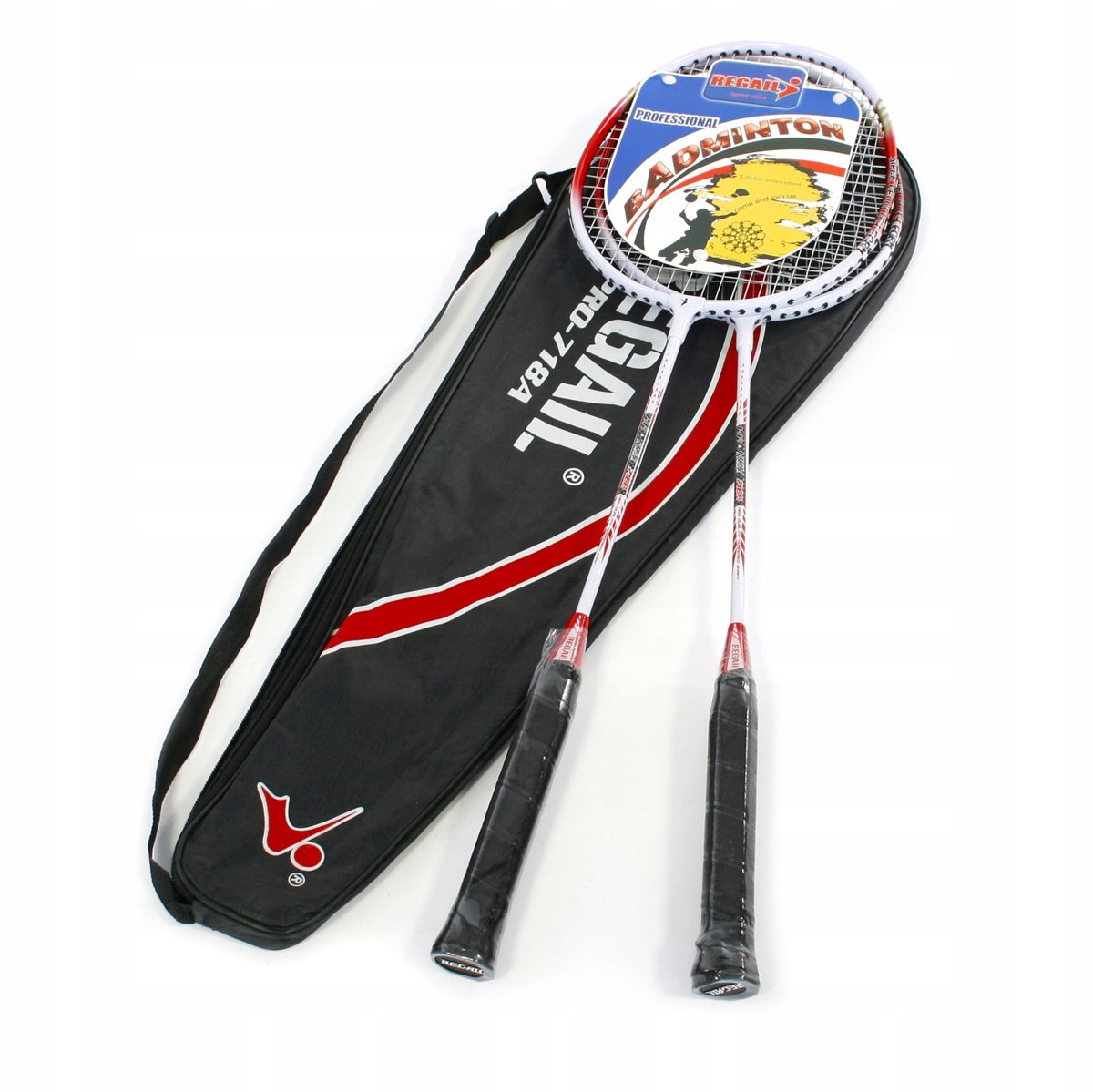 Badmintonset: Grote Racquettes met Schoffels