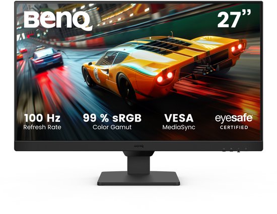 BenQ Full HD 27 inch Monitor GW2790 - 100Hz - IPS Beeldscherm Computer- 1920x1080p PC Scherm - 99% sRGB - EyeCare - 2 x HDMDI - 1 x DP port - 2 x 2W Speakers