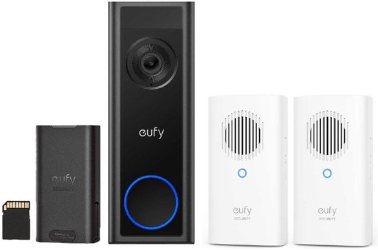 eufy Video Doorbell C31 + 2*Chime - Voordeelbundel
