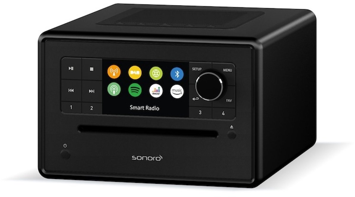 Sonoro Elite 2025 Internet Radio met CD-Speler - Mat Zwart