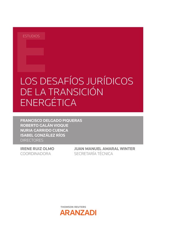Los Desafíos Jurídicos de la Transición Energética - cover