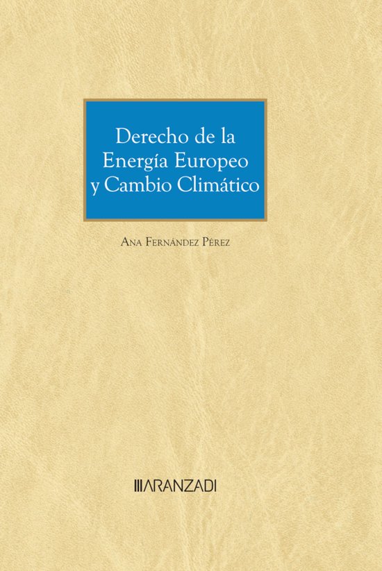 Derecho de la energía europeo y cambio climático - cover
