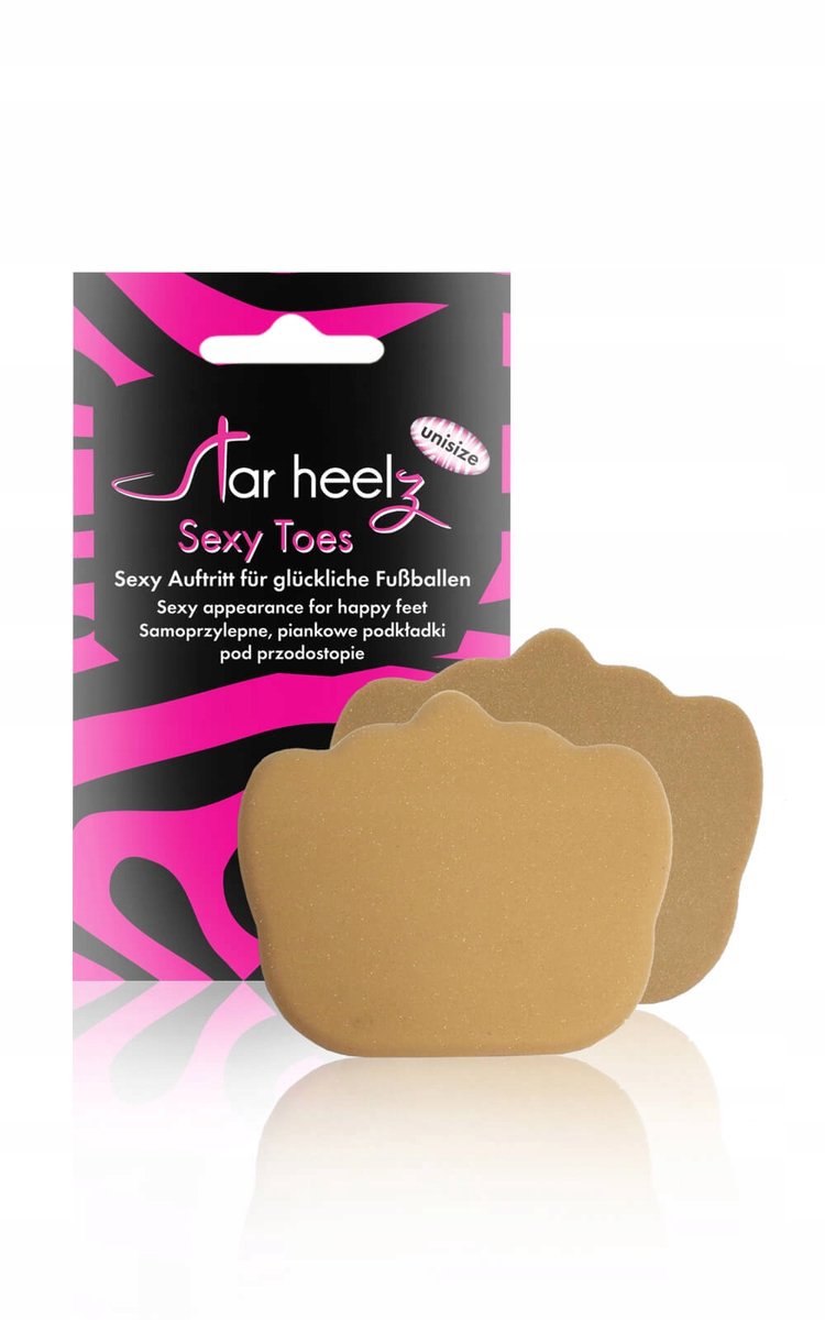 Star Heelz Sexy Toes Beige Schuimzolen voor Dames