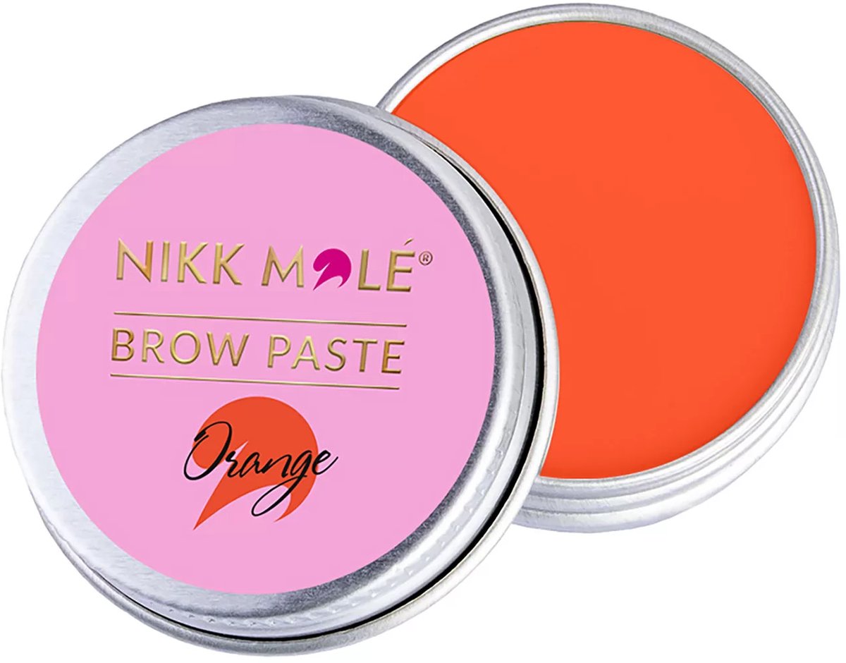 Nikk mole - brow paste - oranje