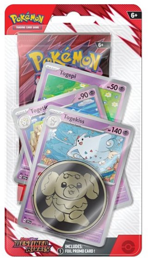 Pokémon Destined Rivals Premium Blister Pack | Promo Card |Togekiss