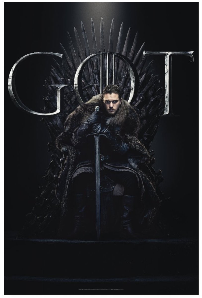 Game Of Thrones Jon Snow GOT Poster 20x30 cm