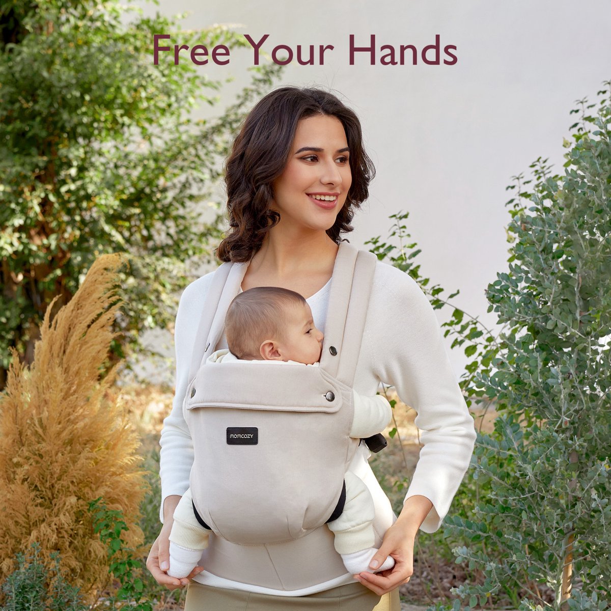 Momcozy PureHug - Baby en Peuter Draagzak – Ergonomische - Verstelbaar - 3kg tot 20kg – foto 2
