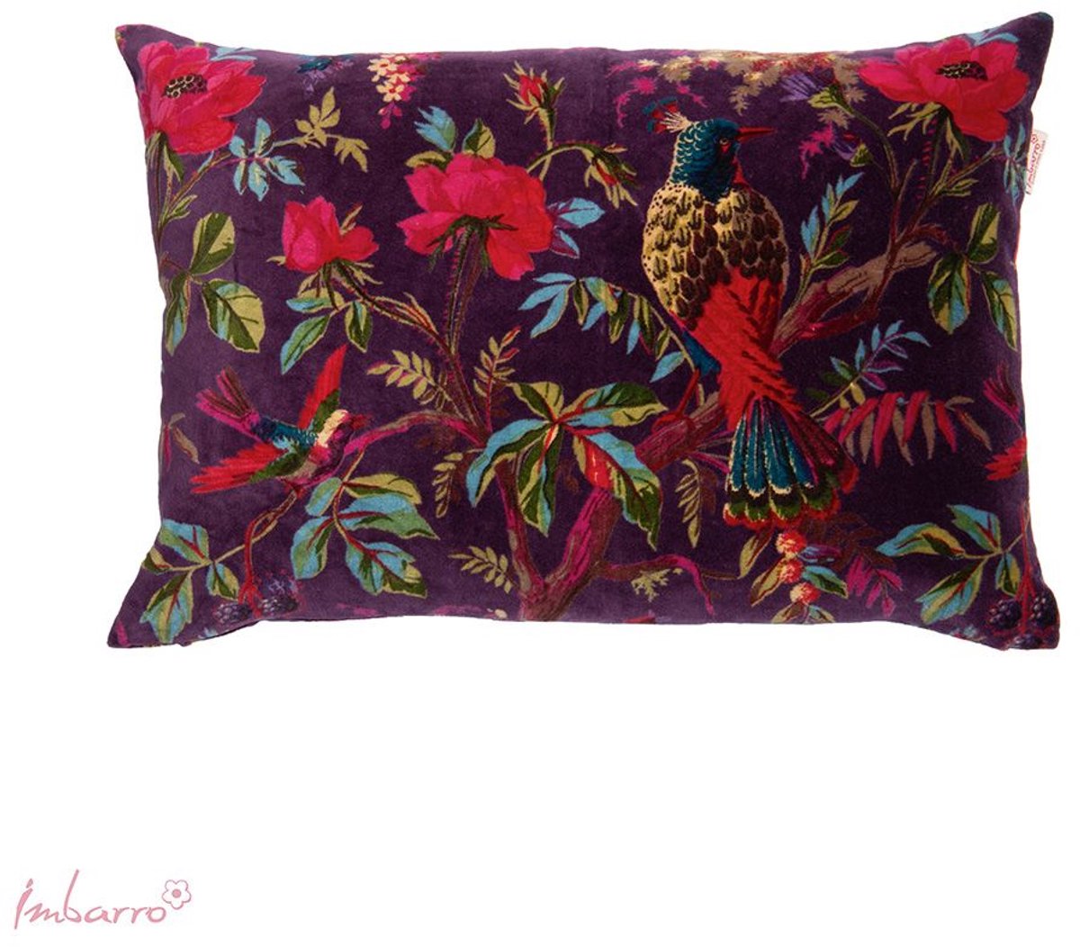 Imbarro - Sierkussen - Kussen - Purple - Paradise - 40x60cm -