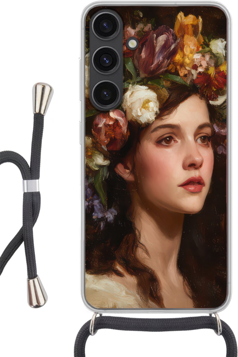Portret - Vrouw - Bloemen