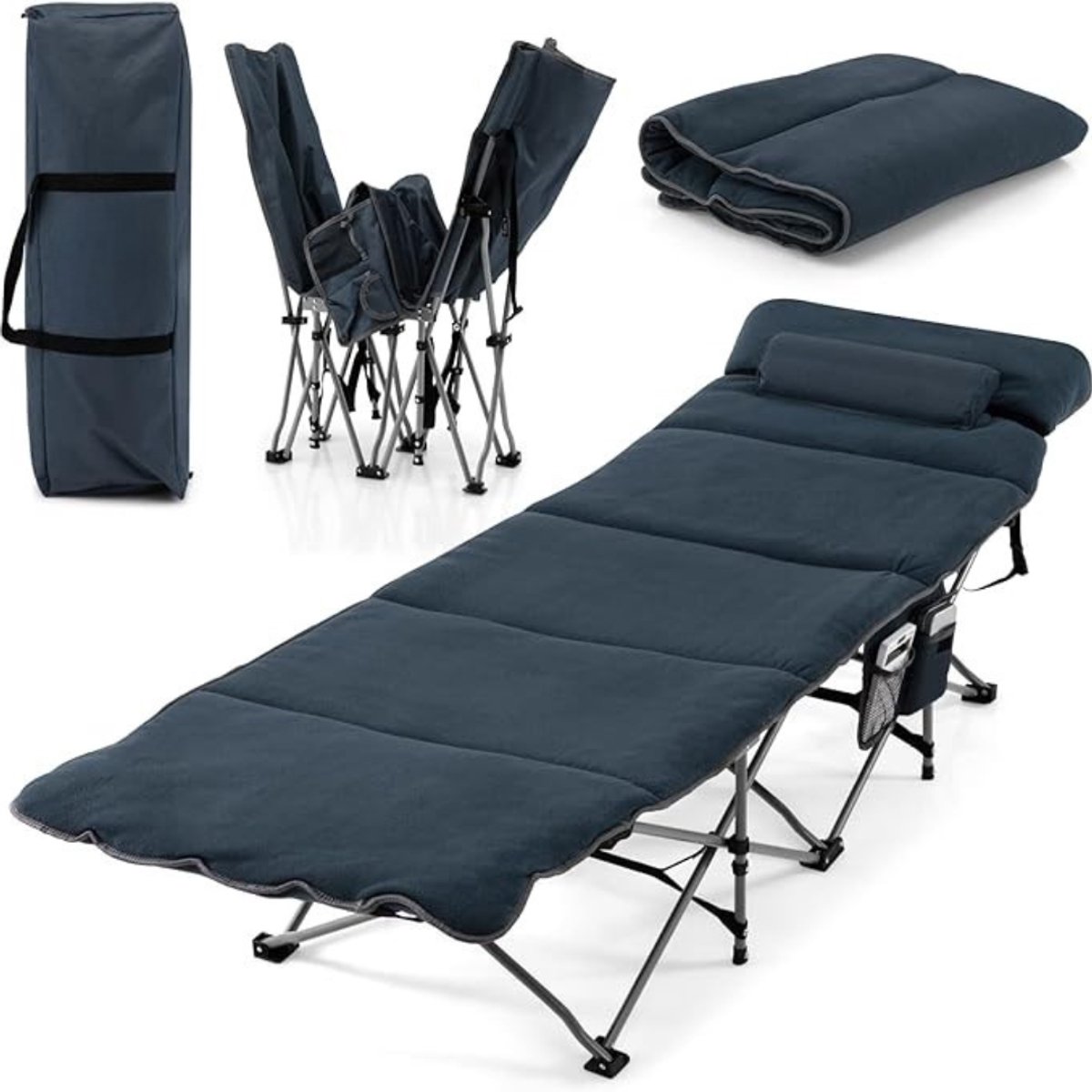 Lexium Veldbed - Kampeerbed - Veldbedden - Veldbed Kamperen - Kampeermatras