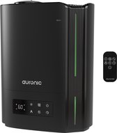Auronic Luchtbevochtiger - 5 Liter - Geschikt voor Woonkamer, Kantoor, Slaapkamer, Babykamer en Meer - BPA-Vrij - Zwart