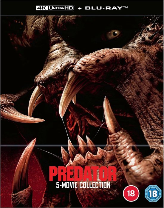 Predator - 5 Film Collectie - 4K Ultra HD + Blu-ray - Import