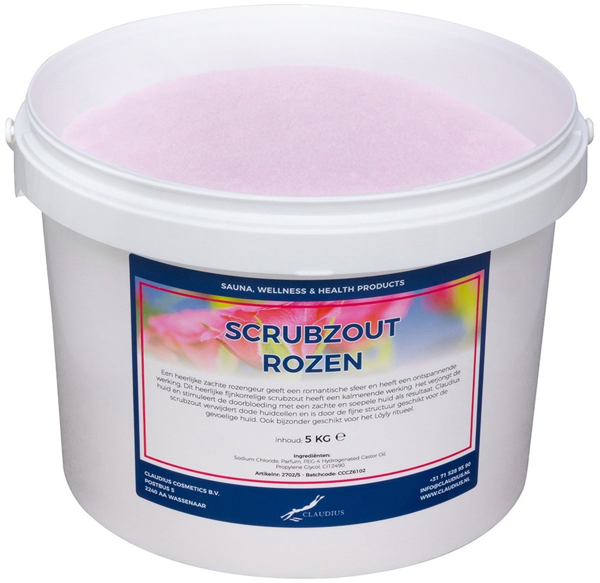 Scrubzout Rozen - 5 KG - Hydraterende Lichaamsscrub