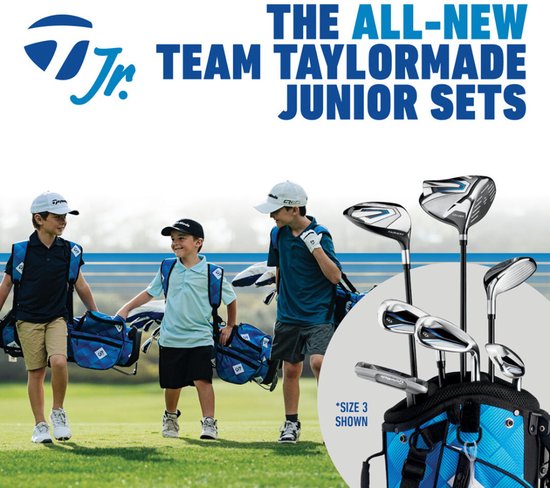 TaylorMade 8-Delige Junior S2 Golfset LINKS 2024 - Standbag (Unisex 7-9 Jaar) van Merkloos — afbeelding 3