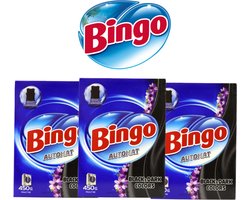 Bingo Automat Black & Dark Colors 1,35KG - (3 x 450G) - Waspoeder - Voordeelverpakking - Color Protection - Wasmiddel