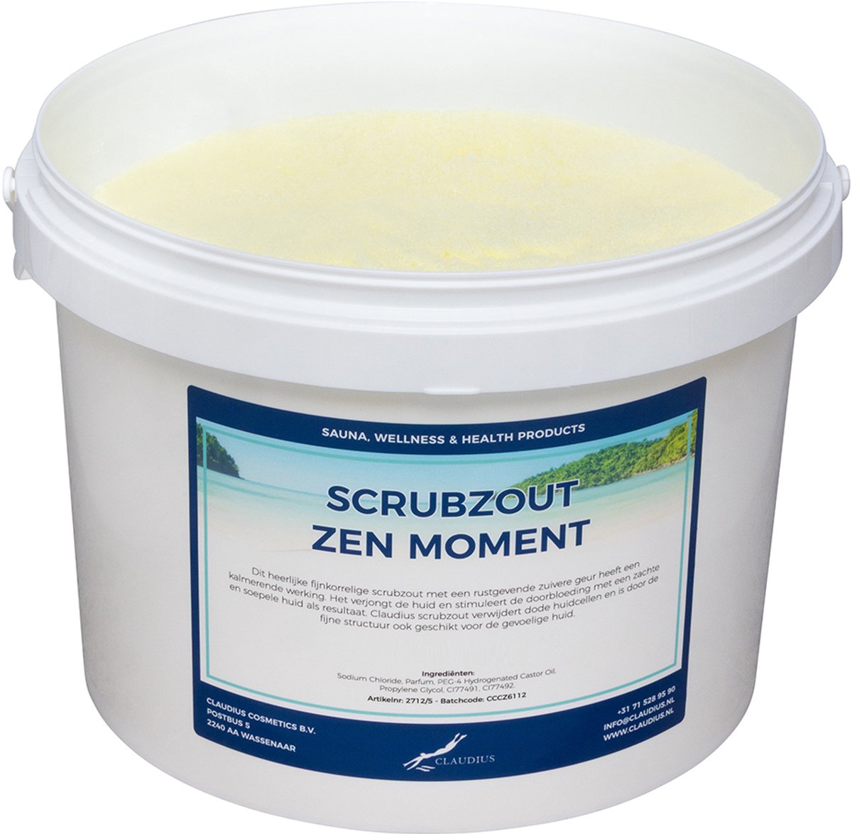 Scrubzout Zen Moment - 1 KG - Hydraterende Lichaamsscrub